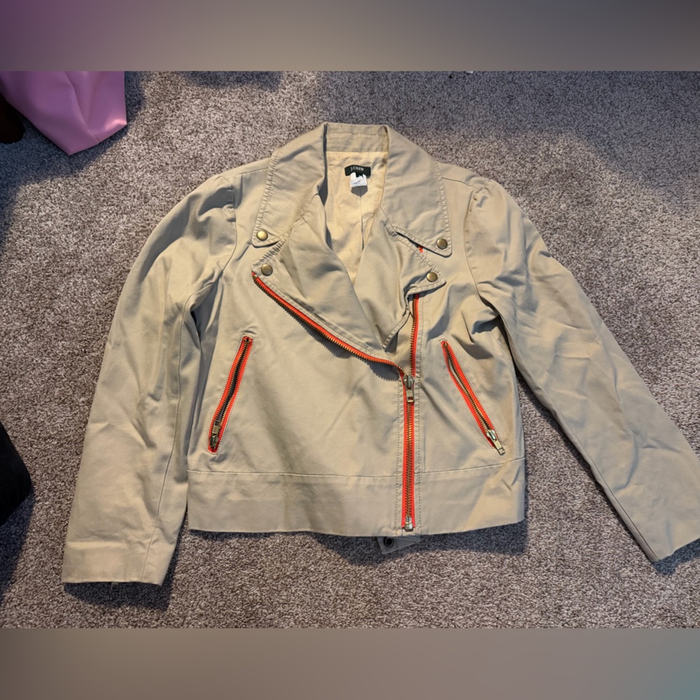J. Crew Beige Cotton Jacket
